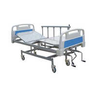 White 4 Functions Manual Ss Hospital Bed