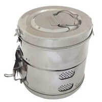 Silver Medical Sterilize Drum