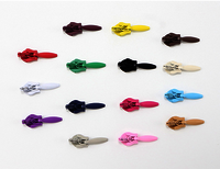 Invisible Zipper Slider No.3 Multi-Colored Zipper Slider Non-Lock Slider for Invisible Zipper