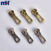 Decorative Zipper Slider Zip Slider No.8 Metal Zipper Slider Non-Lock Zipper Head Slider