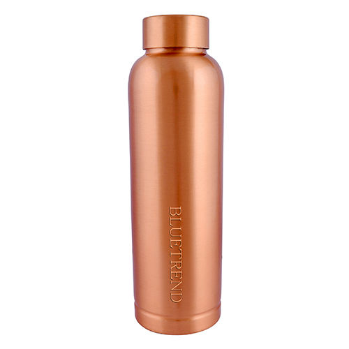 Round Pure Copper Water Bottle