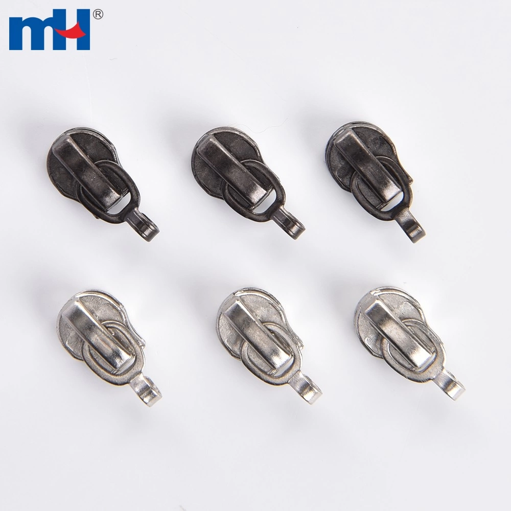 Zipper Slider Body Auto Lock Zipper Slider Head for Metal Zipper with Various Zipper Pull