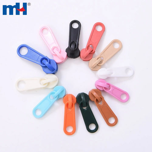 Nylon Zipper Head Slider Zipper Slider Head Puller Assorted Colors Zipper Slider Repair Replacement Zipper