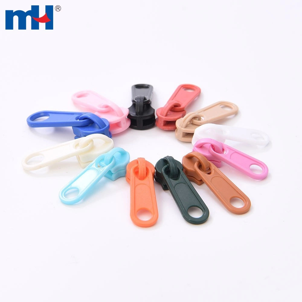 Nylon Zipper Head Slider Zipper Slider Head Puller Assorted Colors Zipper Slider Repair Replacement Zipper