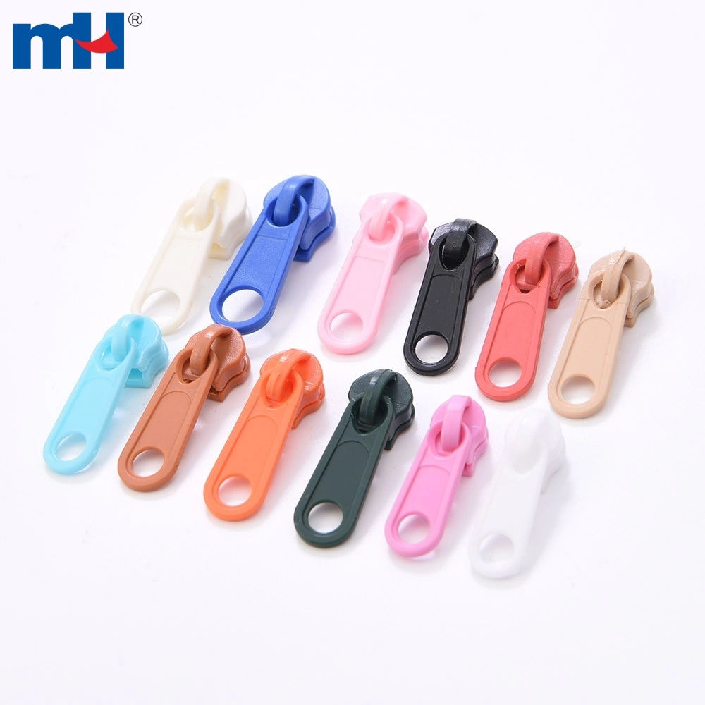 Nylon Zipper Head Slider Zipper Slider Head Puller Assorted Colors Zipper Slider Repair Replacement Zipper