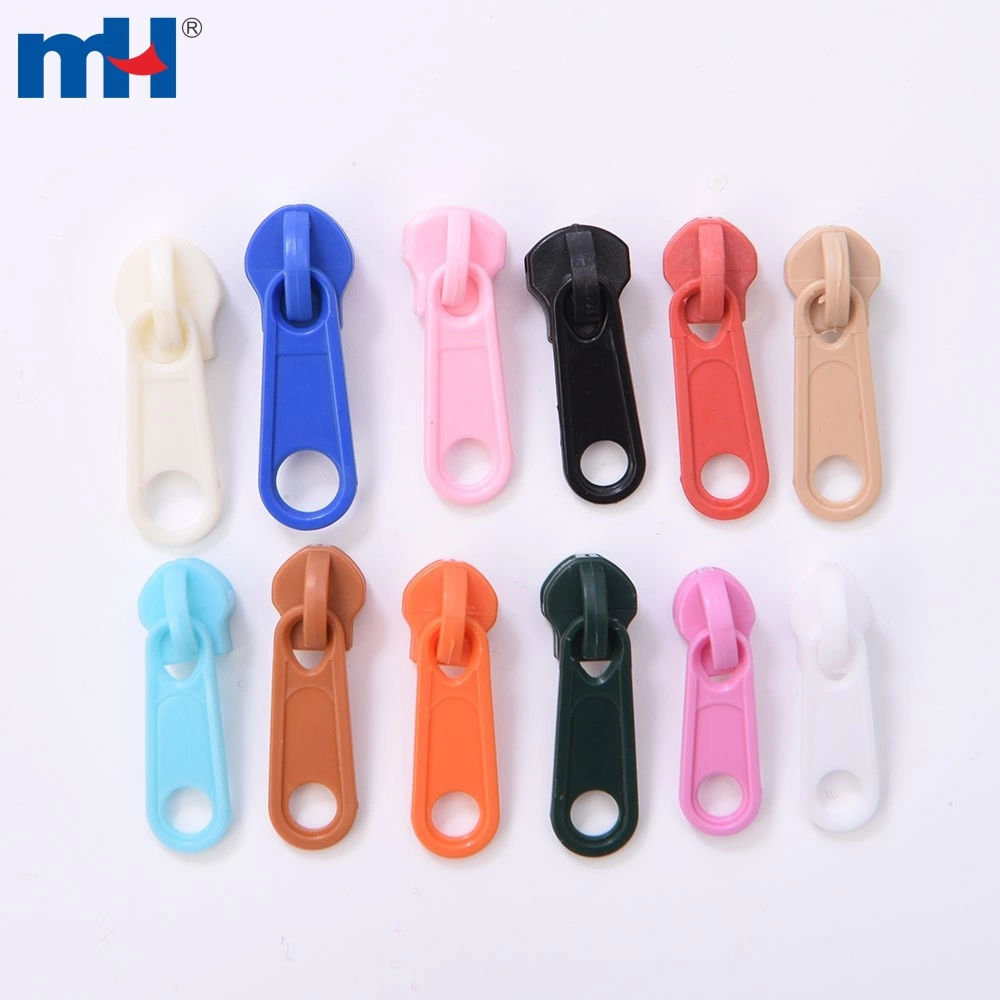 Nylon Zipper Head Slider Zipper Slider Head Puller Assorted Colors Zipper Slider Repair Replacement Zipper