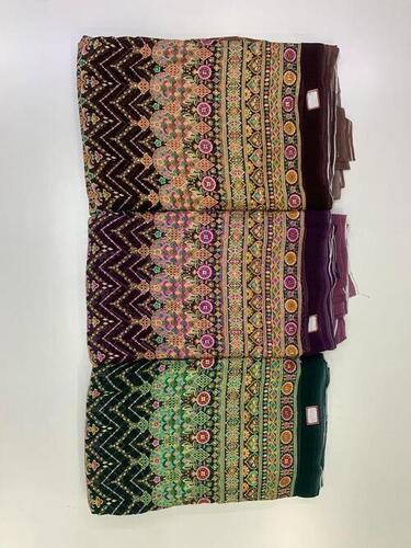 Georgette Multicolor Fabric -