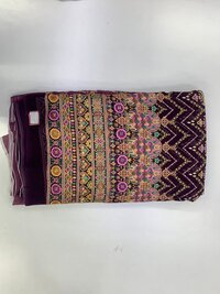 Georgette Multicolor Fabric -2