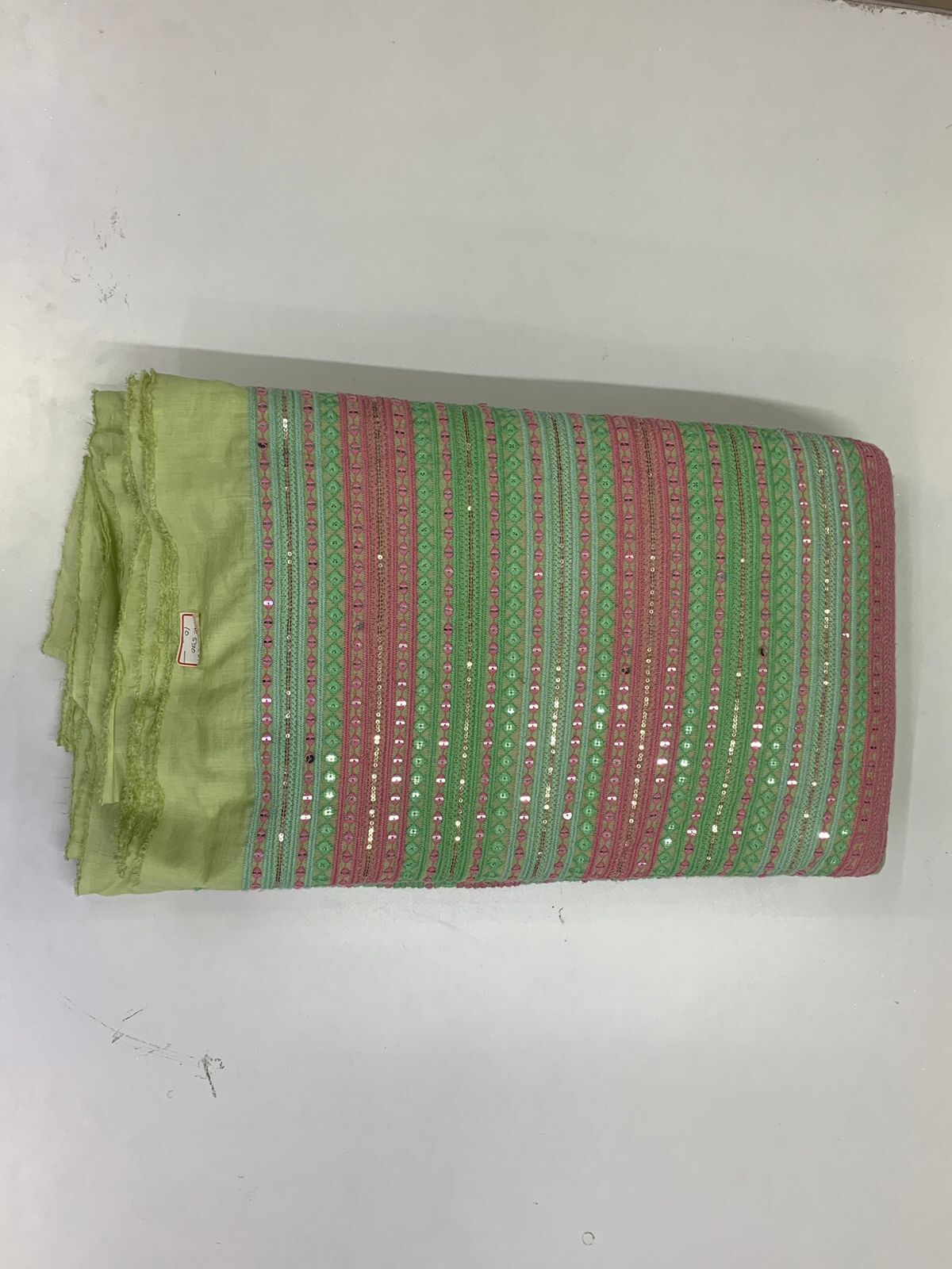 Cotton Multicolor Fabric