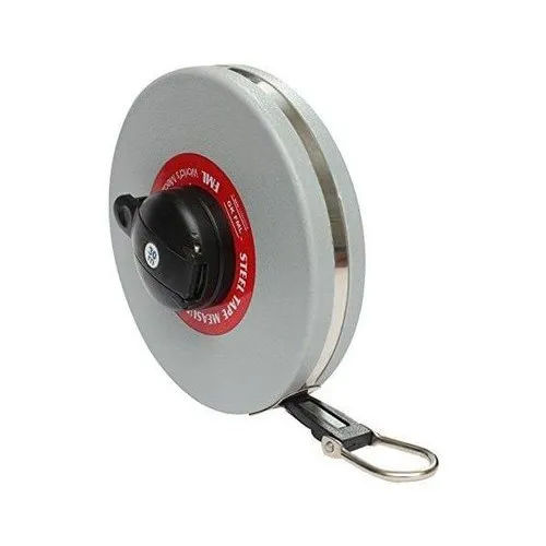 Silver 30 Meter Steel Measuring Tapes