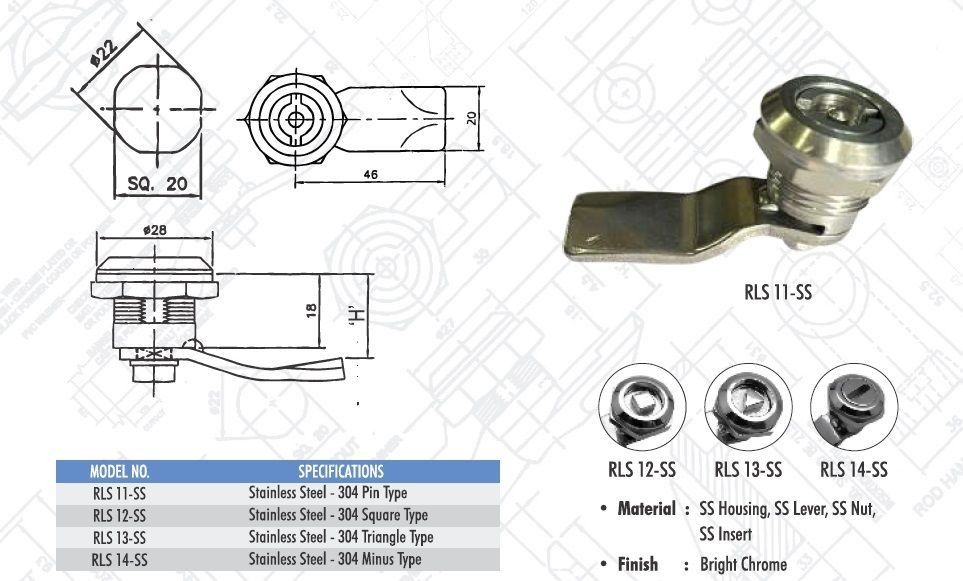 SS Panel Lock