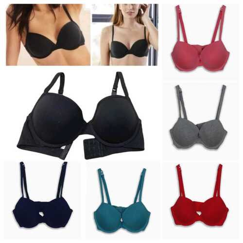 ESMARA LADIES STRETCH PADDED BRA - Multi Color, Sizes 34B, 36B, 38B | Padded Design for Comfort and Support, Ideal for Women