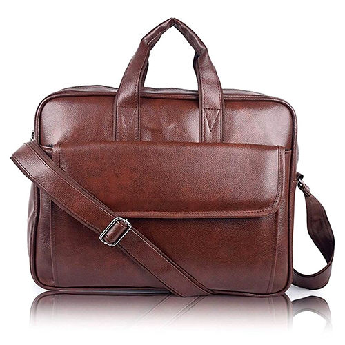 Leatherite Conference Bag - Color: Brown