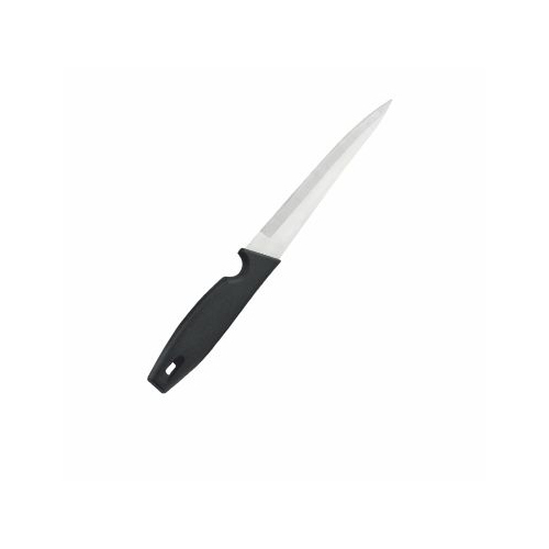 Ga-100A Superior Knife - Color: Black Handle Silver Blade