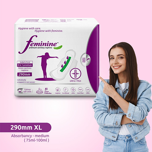 290 MM Feminine Premium Sanitary Napkins