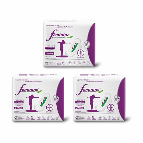 Feminine Premium Sanitary Napkins Combo 6 Packs