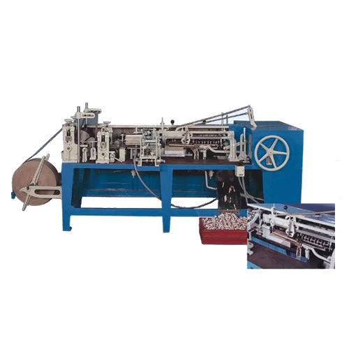 Blue Painted Paper Tube Machine