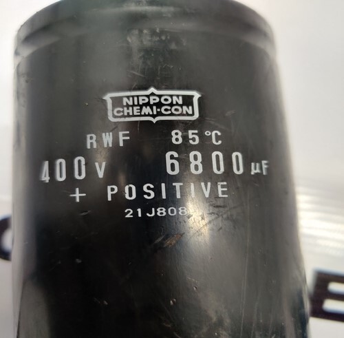 NIPPON CHEMI-CON 400V 6800UF CAPACITOR