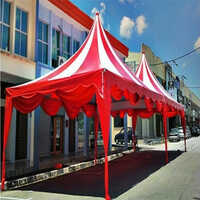 Arabian Outdoor Tent - Durable Canvas Material, Customizable Sizes, Vibrant Red Color, Versatile Canopy For All Outdoor Events