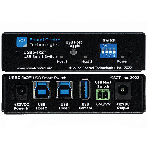 Black Usb3-1X2-Nps Usb Switch