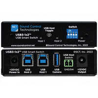 Usb Switch - Metal | Standard Size, Matte Black, +12 Vdc Rated Voltage