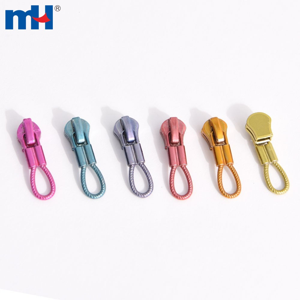 Metal Zipper Slider with Puller Rainbow Color Slider Puller No.3 Metal Slider Zipper Factory Wholesale