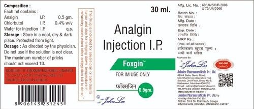 Analgin Injection