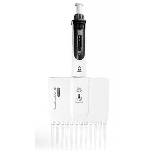 Multi-channel micropipette Transferpette S-12, adjustable, DE-M