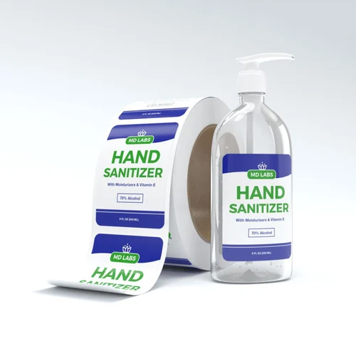 Sanitizer Bottle Labeling