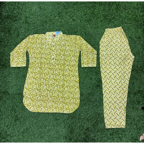 Green Ladies Printed Co-ord Set