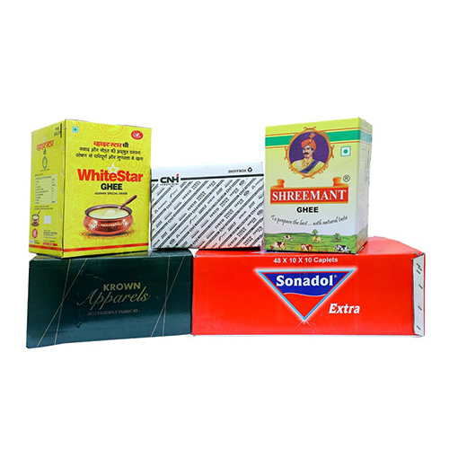 5 Ply Display Box - Laminated Material, Customizable Sizes and Designs | Polished Finish, Coated Paper, Embossed Printing