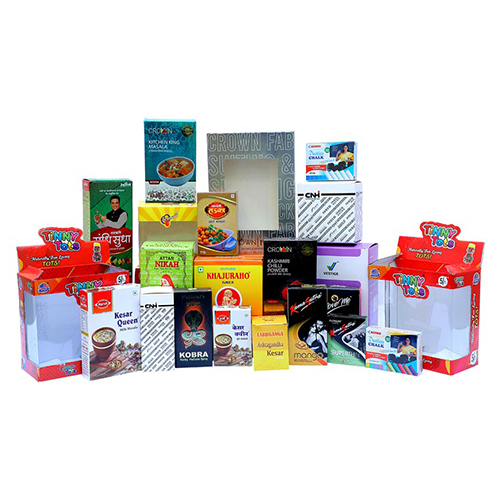 FMCG Box - Laminated Material, Customized Size | Polished Finish, Embossing Printing, Coated Paper, Any Shape