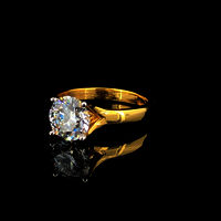 New 2CT IGI CERTIFIED Round Cut Lab Grown Diamond Solitaire Engagement Ring  Solitaire Ring