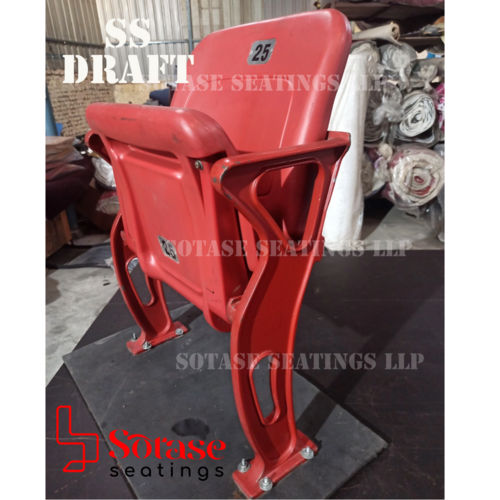 Plain Sotase Stadium Plastic Tip-Up Chair