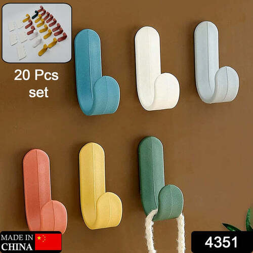 SELF ADHESIVE WALL HOOKS