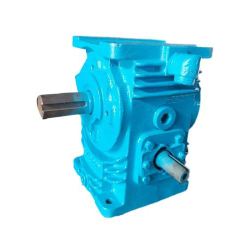 Blue Industrial Worm Gearbox