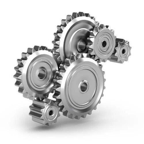 Silver Industrial Gears