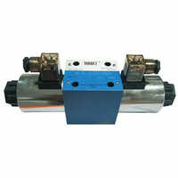 Hydraulic Control Valve - Stainless Steel, 6.0 Inch Size | High Pressure, Silver And Blue Color For Industrial Applications