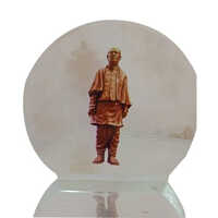 Sardar Statue Crystal Trophy