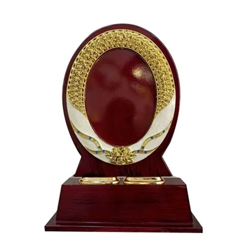 All Colors Oval Wooden Trophy