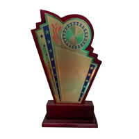 Dial Shape Wooden Trophy