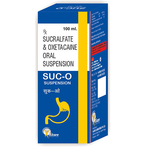 100 Ml Sucralfate And Oxetacaine Oral Suspension General Medicines