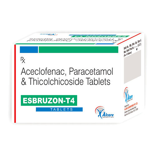 Aceclofenac Paracetamol And Thicolchicoside Tablets General Medicines