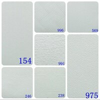 Pvc Laminated Gypsum Ceiling Tiles - 595x595 Mm, 8 Mm Thickness | Acid-resistant, Non-slip, Aesthetic And Durable Design