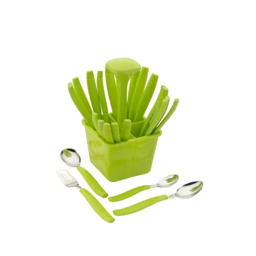 Polished Steel Cutlery Set Vivo