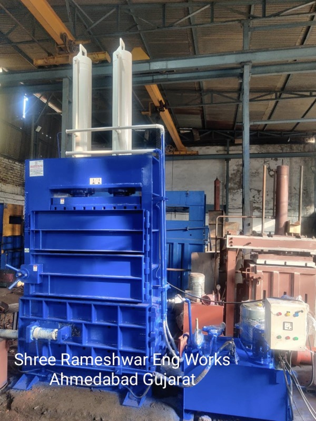 Cotton Waste Hydraulic Baling Press Machine