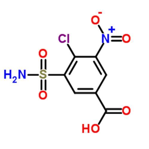 4-Chloro-3-nitro-5-sulphamoylbenzoic acid CAS:22892-96-2