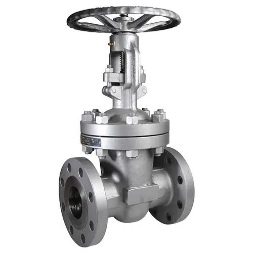 Industrial Gate Valve - Color: Silver