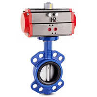 Pneumatic Butterfly Valves - Color: As Per Requirement