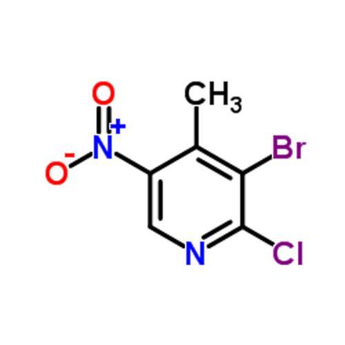 3-Bromo-2-chloro-4-methyl-5-nitropyridine CAS:1049706-73-1